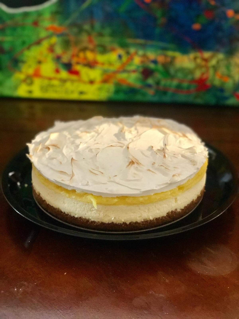 9 Inch Lemon Meringue Cheesecake