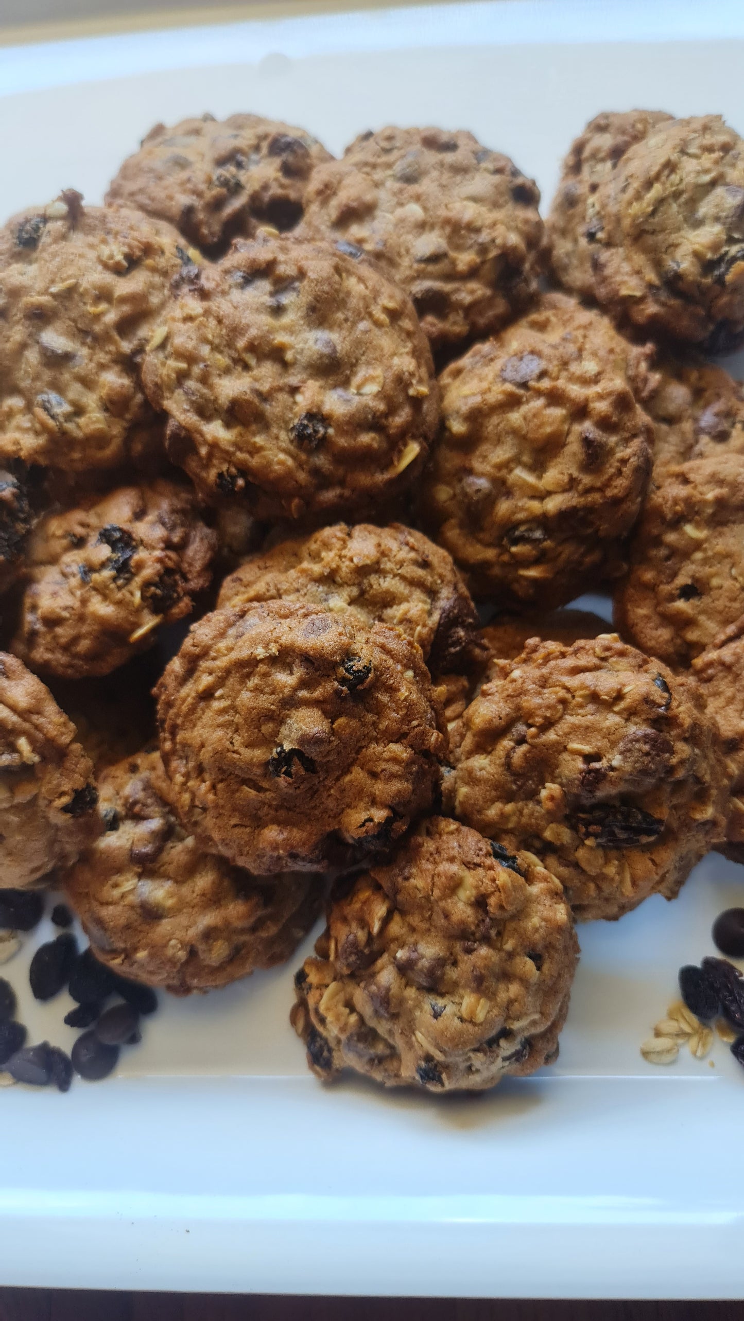 Oatmeal Raisin Chocolate Chip Cookies