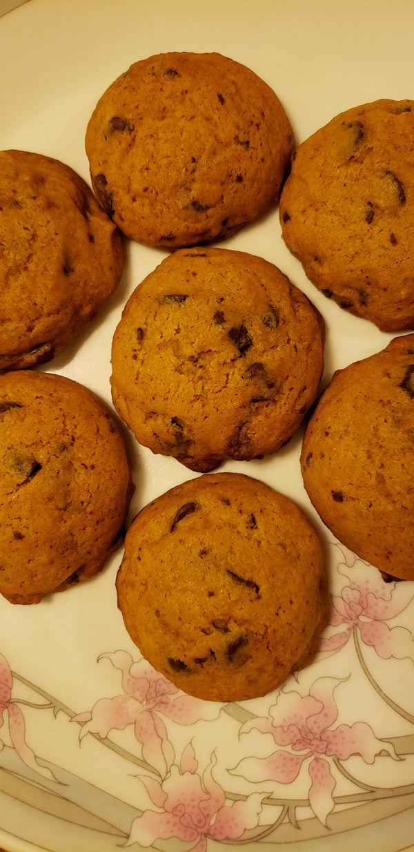 Pumpkin Double Chocolate Cookies