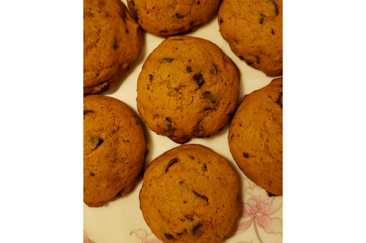 Pumpkin Double Chocolate Cookies