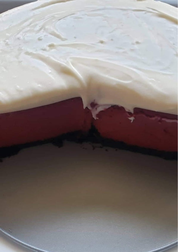 9 Inch Red Velvet Style Cheesecake