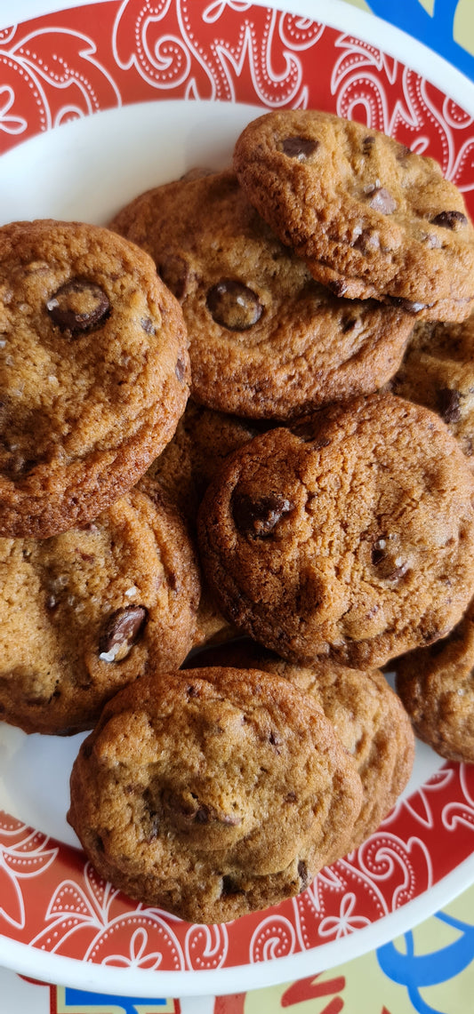 Decadent Sea Salt Chocolate Chip Cookies