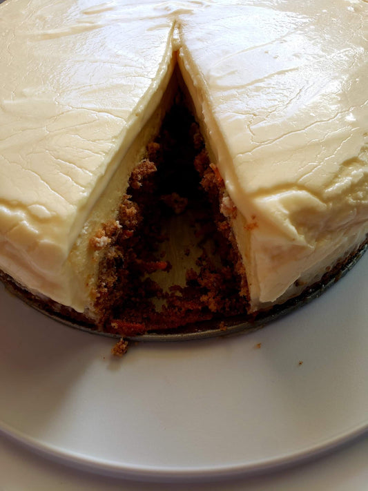 9 Inch Carrot Cake Cheesecake